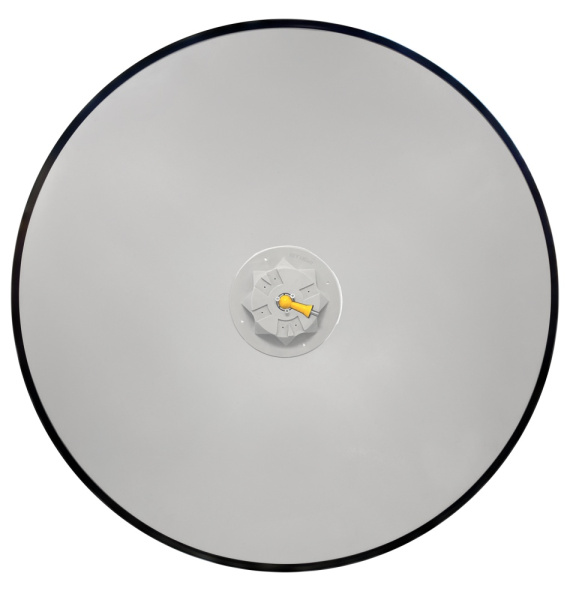 Зеркало для помещений круглое с гибким кронштейном